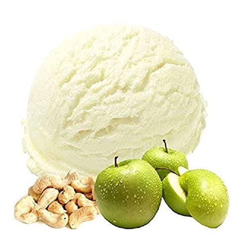 1 Kg Cashew Apfel Geschmack Eispulver VEGAN - OHNE ZUCKER - LAKTOSEFREI - GLUTENFREI - FETTARM, auch für Diabetiker Milcheis Softeispulver Speiseeispulver Gino Gelati von Gino Gelati