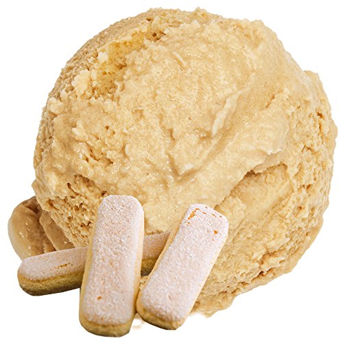 Biscuit Geschmack Eispulver VEGAN - OHNE ZUCKER - LAKTOSEFREI - GLUTENFREI - FETTARM, auch für Diabetiker Milcheis Softeispulver Speiseeispulver Gino Gelati (Biscuit, 1 kg) von Gino Gelati