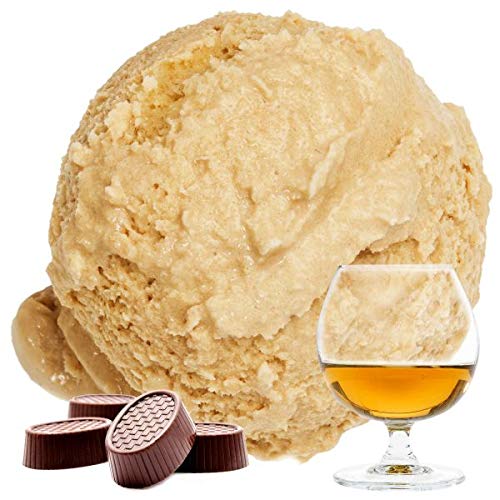 Brandy Creme Praline Geschmack Eispulver VEGAN - OHNE ZUCKER - LAKTOSEFREI - GLUTENFREI - FETTARM, auch für Diabetiker Milcheis Softeispulver Speiseeispulver Gino Gelati (Brandy Creme Praline, 1 kg) von Gino Gelati