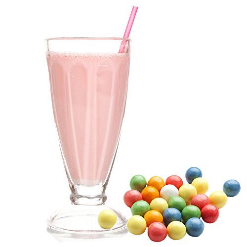 Bubble Gum Rosa Geschmack Milchshake Pulver Gino Gelati zum Milchshakes selber machen (333 g) von Gino Gelati