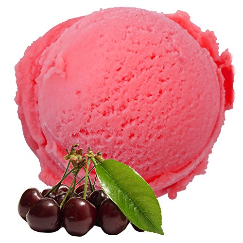 Gino Gelati 10x1 Kg Eispulver mit Sauerkirsch Geschmack für Speiseeis Softeispulver Speiseeispulver von Gino Gelati