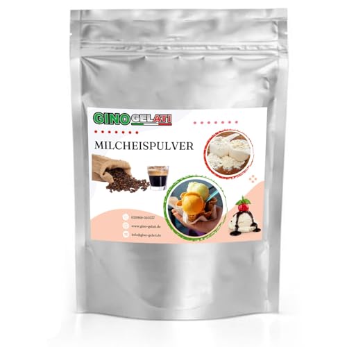 Gino Gelati Espresso Milcheis Pulver 1 Kg mit Kaffee- Geschmäckern, Intensiver Geschmack, schnelle und einfache Zubereitung, selbstgemachtes Eis Kaffee, Made in Germany von Gino Gelati