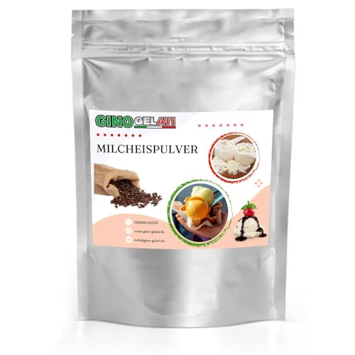 Gino Gelati Milcheis Pulver mit Kaffee- Geschmäckern, Intensiver Geschmack, schnelle und einfache Zubereitung, selbstgemachtes Eis Kaffee, Made in Germany (1 kg, Kaffee) von Gino Gelati