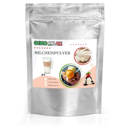 Gino Gelati Milcheis Pulver mit Kaffee- Geschmäckern, Intensiver Geschmack, schnelle und einfache Zubereitung, selbstgemachtes Eis Kaffee, Made in Germany (1 kg, Latte Macchiato) von Gino Gelati