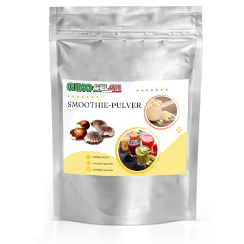 Gino Gelati Smoothie Pulver mit Schokoladengeschmack, verschieden Sorten verfügbar, schnelle und einfache Zubereitung, Made in Germany, Vegan, für Privat und Gastro (333 g, Belgische Praline) von Gino Gelati