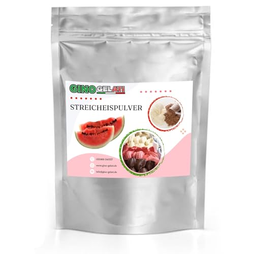 Gino Gelati Streicheis Pulver mit fruchtigem Geschmack, verschiedene Sorten, Fruchteis selber machen, Intensiver Geschmack, schnelle und einfache Zubereitung (1 Kg, Wassermelone) von Gino Gelati