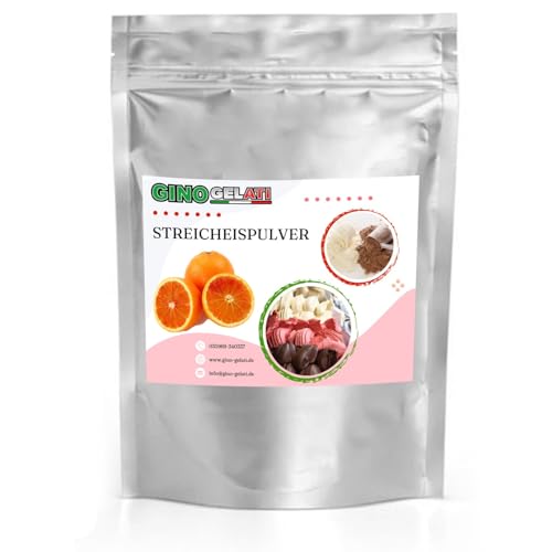 Gino Gelati Blutorange Streicheis Pulver 10 Kg mit fruchtigem Geschmack, verschiedene Sorten, Fruchteis selber machen, Intensiver Geschmack, schnelle und einfache Zubereitung von Gino Gelati