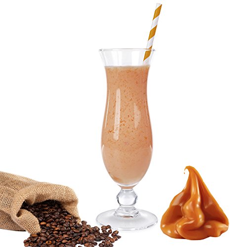 Karamell Kaffee Geschmack Milchshake Pulver Gino Gelati zum Milchshakes selber machen (Karamell Kaffee, 1kg) von Gino Gelati