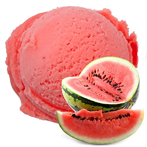 Melone Geschmack Eispulver VEGAN - OHNE ZUCKER - LAKTOSEFREI - GLUTENFREI - FETTARM, auch für Diabetiker Milcheis Softeispulver Speiseeispulver Gino Gelati (Melone, 1 kg) von Gino Gelati