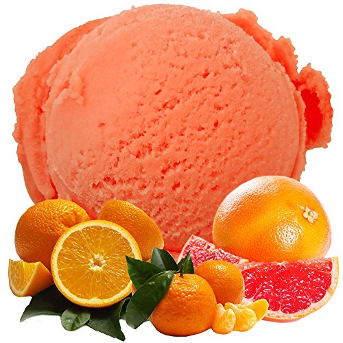 Pampelmuse Orange Mandarine Geschmack 1 Kg Gino Gelati Eispulver für Fruchteis Softeispulver Speiseeispulver von Gino Gelati