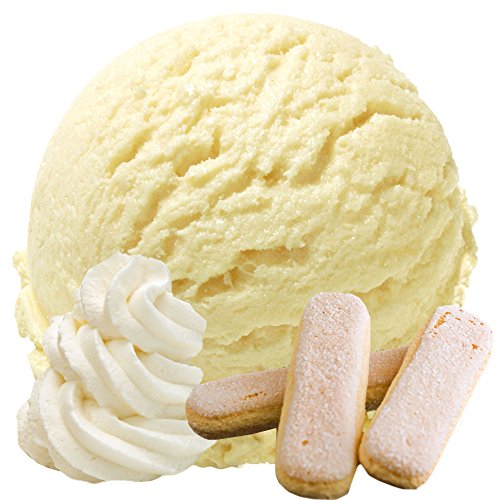 Sahne Biscuit Geschmack 1 Kg Gino Gelati Eispulver Softeispulver für Ihre Eismaschine von Gino Gelati