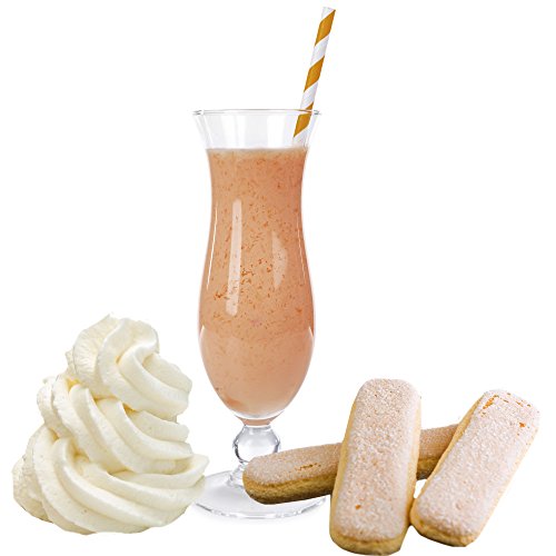 Sahne Biscuit Geschmack Milchshake Pulver Gino Gelati zum Milchshakes selber machen (333 g) von Gino Gelati