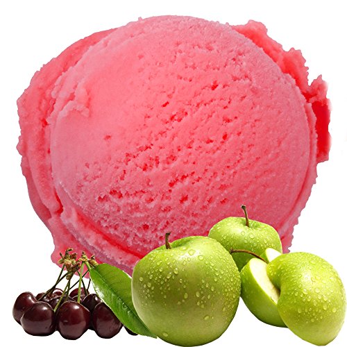 Sauerkirsche-Apfel Geschmack 1 Kg Gino Gelati Eispulver für Fruchteis Softeispulver Speiseeispulver von Gino Gelati