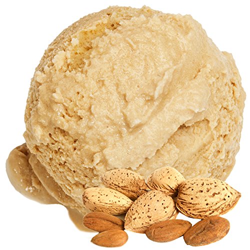 Wiener Mandel Geschmack Eispulver VEGAN - OHNE ZUCKER - LAKTOSEFREI - GLUTENFREI - FETTARM, auch für Diabetiker Milcheis Softeispulver Speiseeispulver Gino Gelati (Wiener Mandel, 1 kg) von Gino Gelati