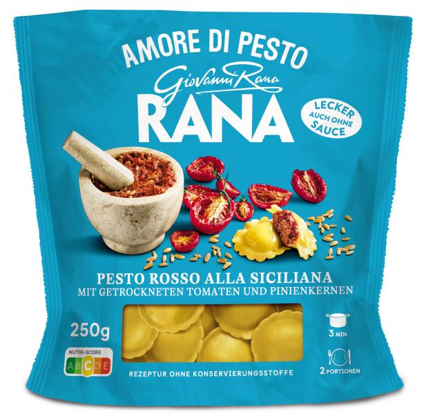 Rana Ravioli mit getrockneten Tomaten und von Giovanni Rana