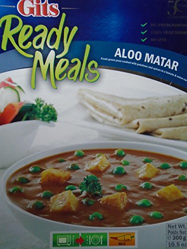 Gits Ready Meals Aloo Matar 300g (10 Stück) von Gits