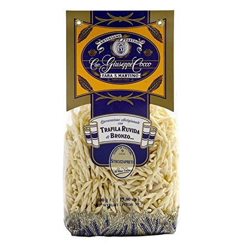 Pasta Cocco - Strozzapreti - n°113 - 500 Gramm - Cavalier Giuseppe Cocco - Hersteller von italienischen Nudeln von Giusepe Cocco