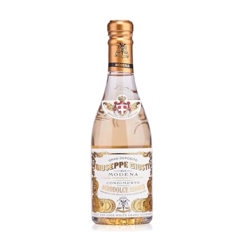 Giuseppe Giusti Condimento Agrodolce Bianco heller Balsamessig aus Modena in Traditionsflasche (1 x 0.25 l) von Giuseppe Giusti