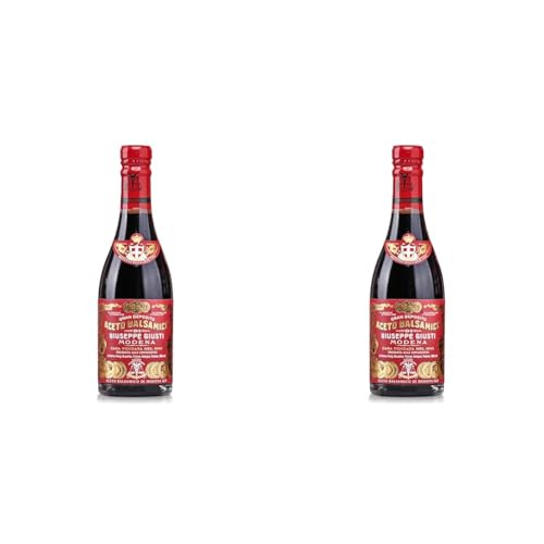 Giusti - IGP-Balsamico-Essig aus Modena 3 Goldmedaillen - 250ml Champagnotta (Packung mit 2) von Giuseppe Giusti