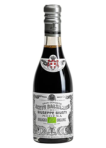 Giuseppe Giusti Aceto Balsamico di Modena - BIO Balsamico 1 Silber Medaille in Traditionsflasche (1 x 0.25 l) von Giusti