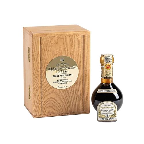 Holzbox Giusti Traditioneller Balsamessig aus Modena DOP Extravecchio 100 ml von Giusti