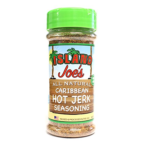 Island Joe's All Natural Caribbean Hot Jerk Gewürze, 118 ml, gentechnikfrei von Giusto Sapore