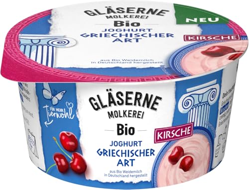 GM Bio Joghurt griechischer Art Kirsche von Gläserne Molkerei