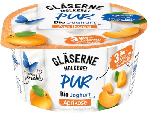 GM PUR Bio Joghurt Aprikose von Gläserne Molkerei