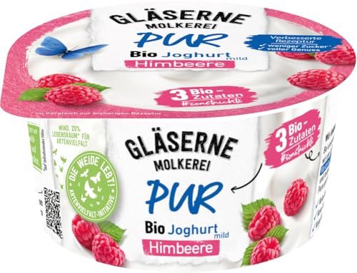 GM PUR Bio Joghurt Himbeere von Gläserne Molkerei