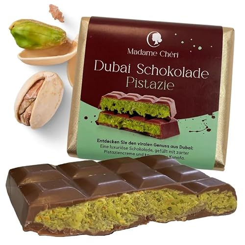 Dubai Schokolade 1 Tafel | 100g orientalischer Gaumenluxus von GlassZilla