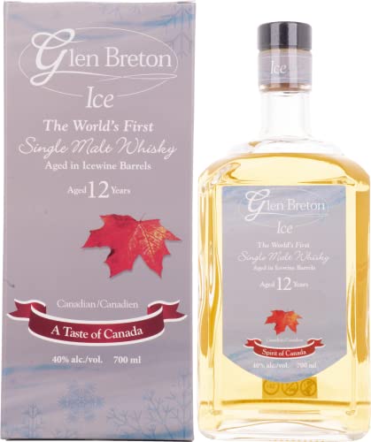 Glen Breton Ice 12 Years Old The World's First Single Malt Whisky Aged in Icewine Barrels 40% Vol. 0,7l in Geschenkbox von Glen Breton