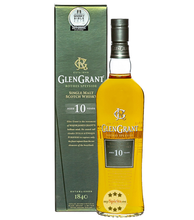 Glen Grant 10 Jahre Single Malt Whisky (40 % Vol., 0,7 Liter) von Glen Grant Rothes Speyside Distillery