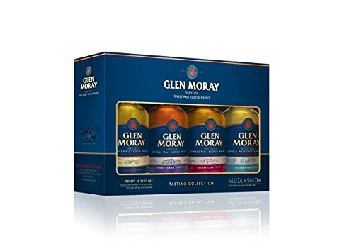 Glen Moray Probierset | Schottische Single Malt Whiskys aus der Speyside | mit Geschenkverpackung | 4 x 50 ml von Glen Moray