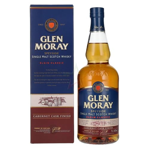 Glen Moray Elgin Classic Cabernet Cask Finish 40,00% 0,70 Liter von Glen Moray