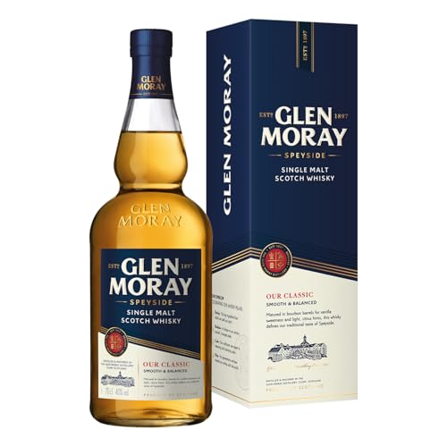 Glen Moray Elgin Classic | Schottischer Single Malt Whisky aus der Speyside | mit Geschenkverpackung | 1 x 0,7 l von Glen Moray