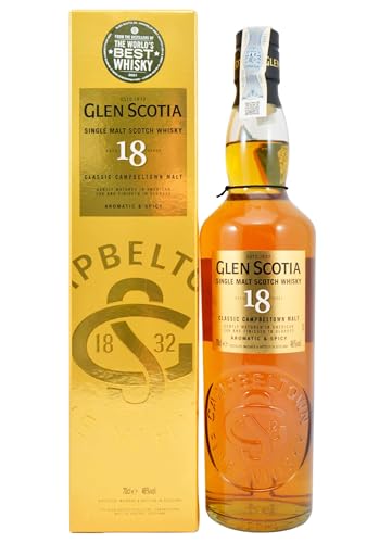 Glen Scotia 18 Years Old mit Geschenkverpackung Whisky (1 x 0.7 l) von Glen Scotia