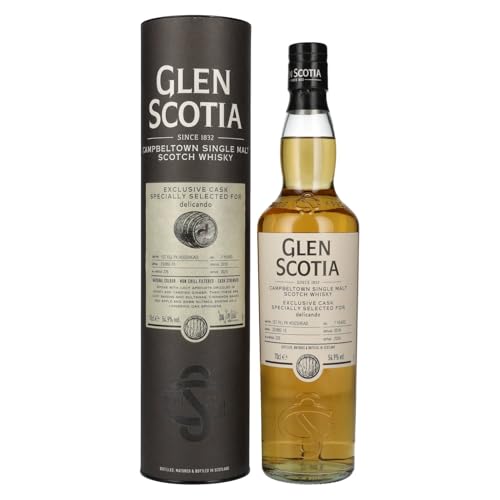 Glen Scotia 7 Years Old 1st Filll PX HOGSHEAD Cask by delicando 2016 54,9% Vol. 0,7l in Geschenkbox von Glen Scotia