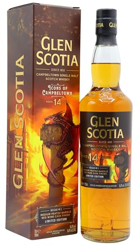 Glen Scotia Icons Of Campbeltown 14 Years Old Barolo Cask Finish Dragon Edition 56,8% Vol. 0,7l in Geschenkbox von Glen Scotia