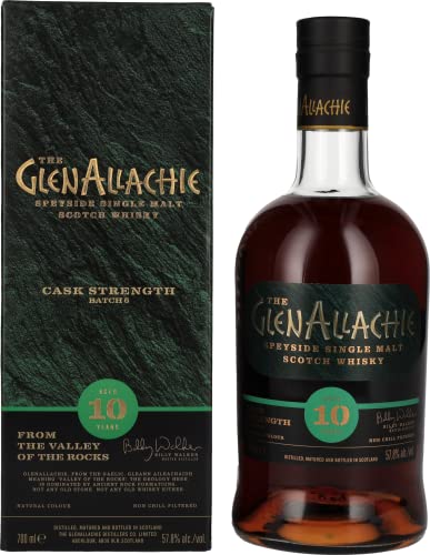 The GlenAllachie 10 Years Old CASK STRENGTH Batch 6 57,8% Vol. 0,7l in Geschenkbox von Glenallachie