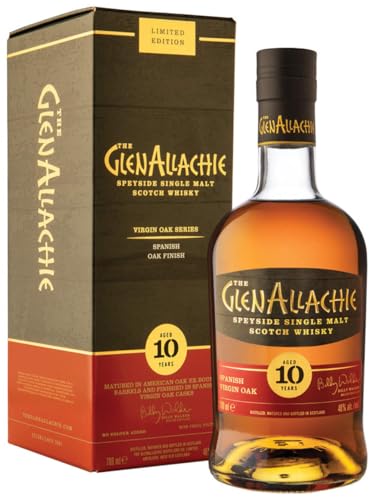 The GlenAllachie 10 Years Old SPANISH VIRGIN OAK FINISH 48% Vol. 0,7l in Geschenkbox von Glenallachie