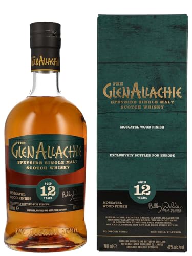 The GlenAllachie 12 Years Old MOSCATEL WOOD FINISH 48% Vol. 0,7l in Geschenkbox von Glenallachie