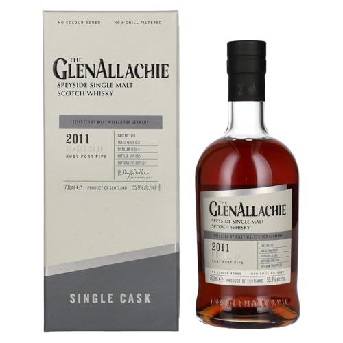 The GlenAllachie 12 Years Old RUBY PORT PIPE 2011 55,9% Vol. 0,7l in Geschenkbox von Glenallachie