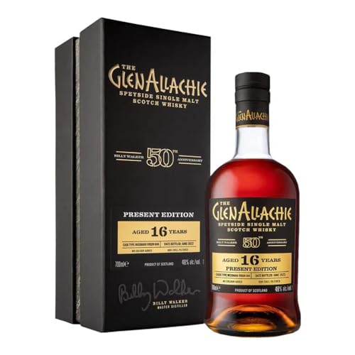 The GlenAllachie 16 Years Old 50th Anniversary Present Edition 48% Vol. 0,7l in Geschenkbox von Glenallachie