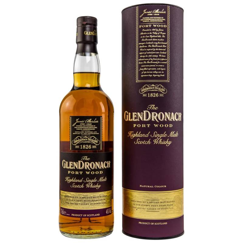 Glendronach 10 Jahre Port Wood 46% vol. 0,7l von Glendronach