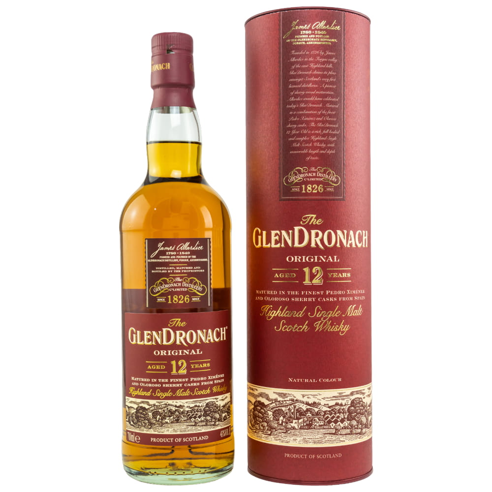 Glendronach 12 Jahre Sherry 43% vol. 0,7 l von Glendronach