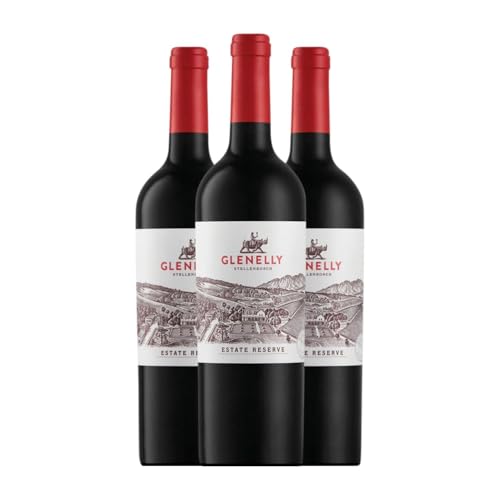 Glenelly Red Blend Stellenbosch 75 cl Rotwein (Karton mit 3 Flaschen von 75 cl) von Glenelly Estate