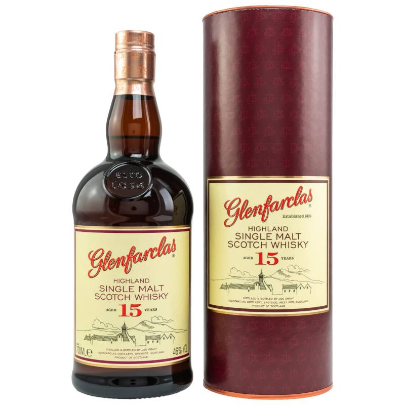 Glenfarclas 15 Jahre 46% vol. 0,7  l von Glenfarclas