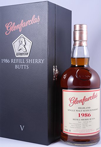 Glenfarclas 1986 30 Years 5. Edition Refill Sherry Butts Single Malt Scotch Whisky Cask Strength 53,8% aus der limited Six Generations Serie - eine von 1094 Flaschen von Glenfarclas