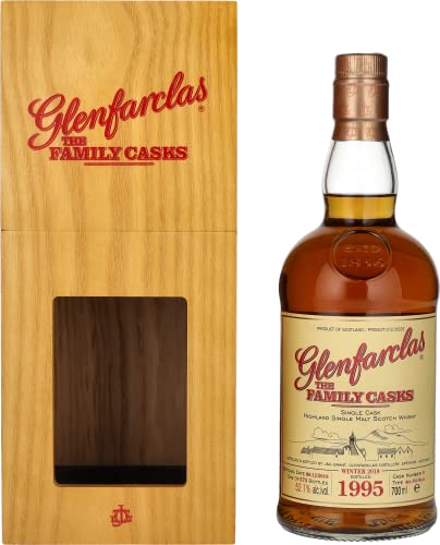 Glenfarclas THE FAMILY CASKS Single Cask WINTER 2018 4th Fill Butt 1995 52,1% Vol. 0,7l in Holzkiste von Glenfarclas