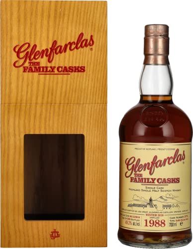 Glenfarclas THE FAMILY CASKS Single Cask WINTER 2018 Refill Sherry Butt 1988 49,2% Vol. 0,7l in Holzkiste von Glenfarclas